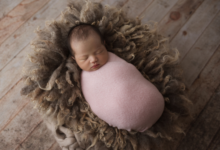 beautiful newborn baby girl picture, San Francisco newborn photography