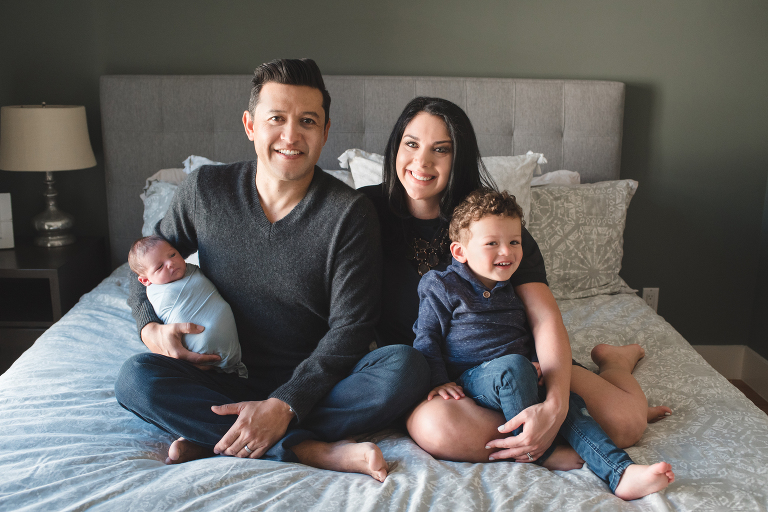 in-home newborn lifestyle session